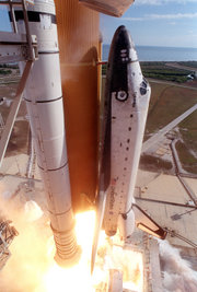Last launch of Shuttle Colombia
