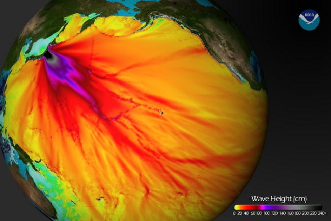 Tsunami wave propagation Tsunami wave propagation