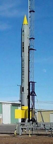IOS rocket for test flight IOS rocket for test flight