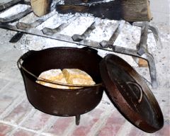Soda Bread baking in Bastible Soda Bread baking in Bastible