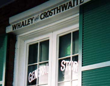 Image of a Ghostly Face in the Whaley House window after hours Image of a Ghostly Face in the Whaley House window after hours