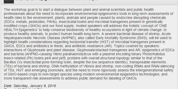 Pseudoscience Creeping Into Your Conference? A Case In GMOs And Glyphosate